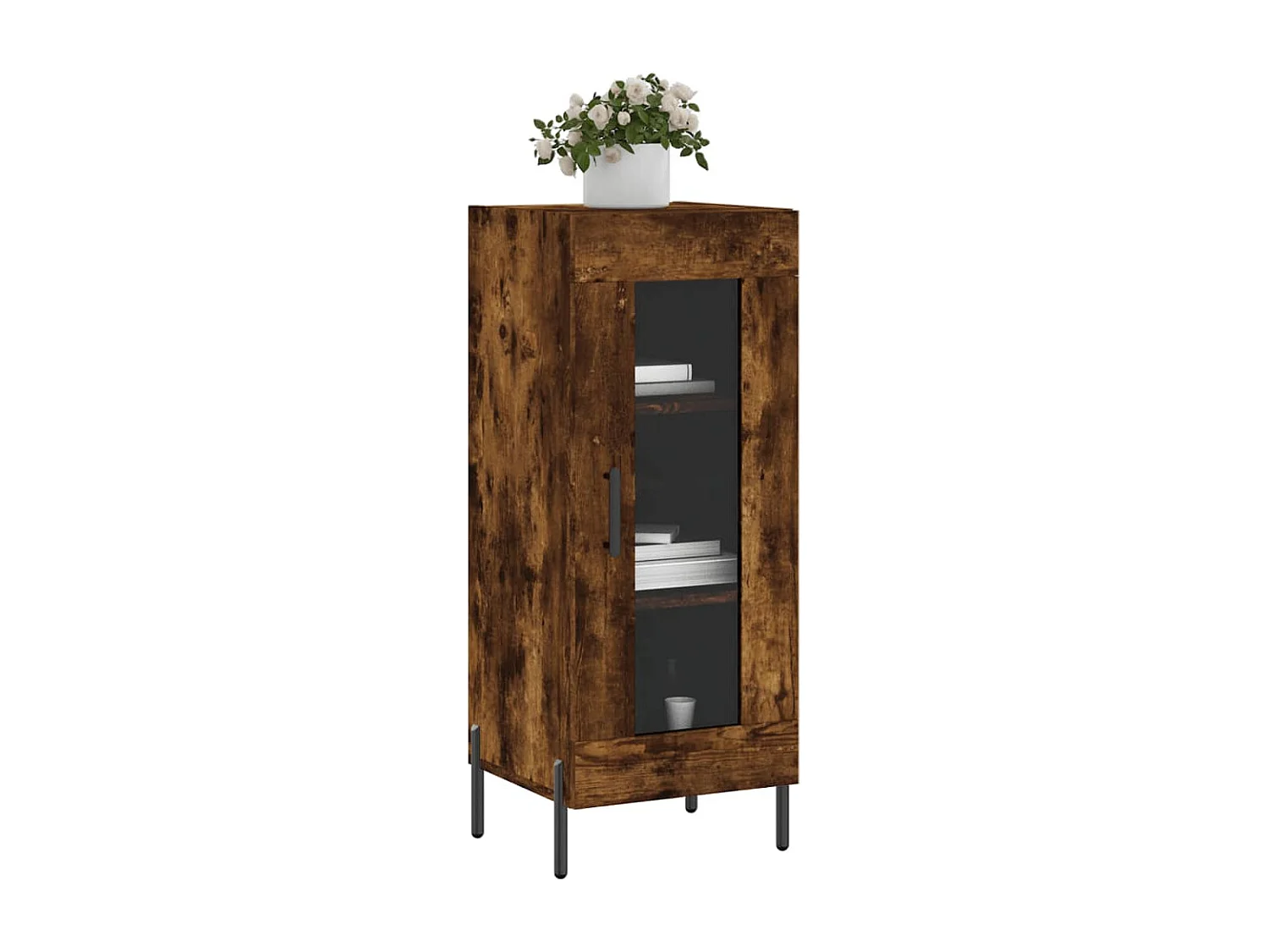 Buffet Chêne fumé 34,5x34x90 Bois d'ingénierie