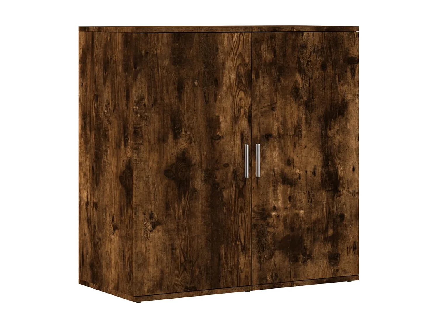 Buffets 2 pcs chêne fumé 79x38x80 bois d'ingénierie