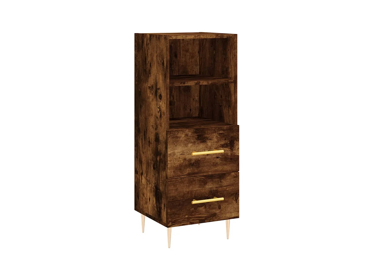 Buffet Chêne fumé 34,5x34x90 Bois d'ingénierie