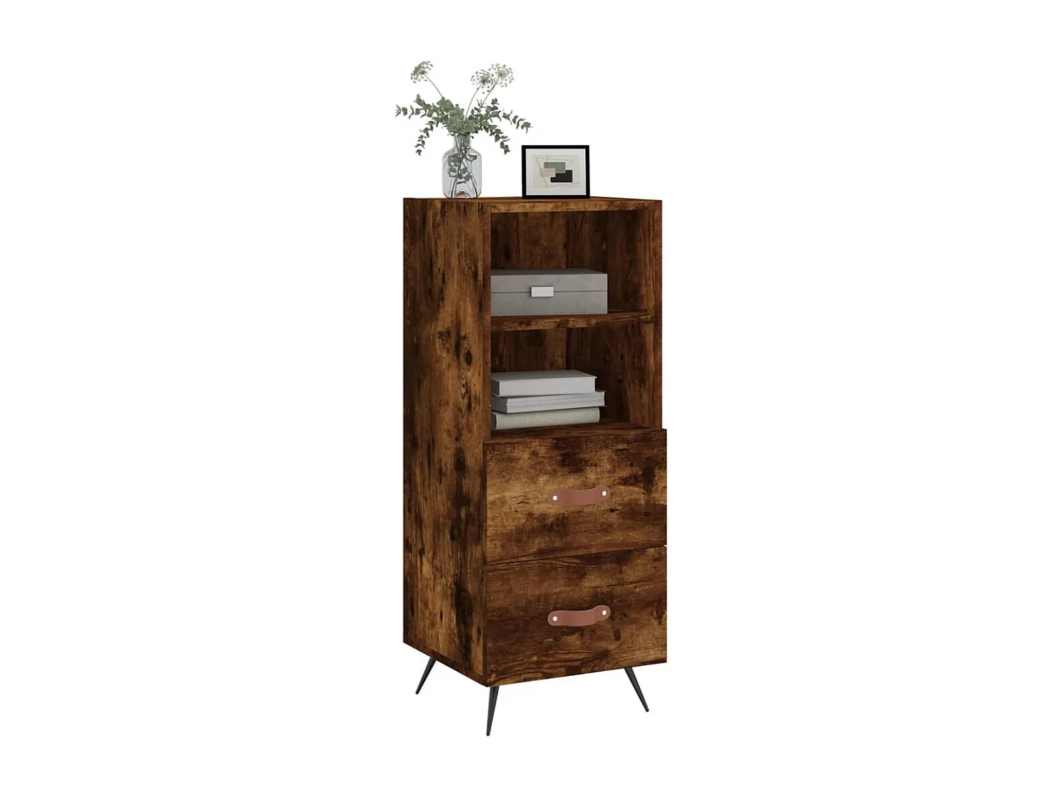 Buffet Chêne fumé 34,5x34x90 Bois d'ingénierie