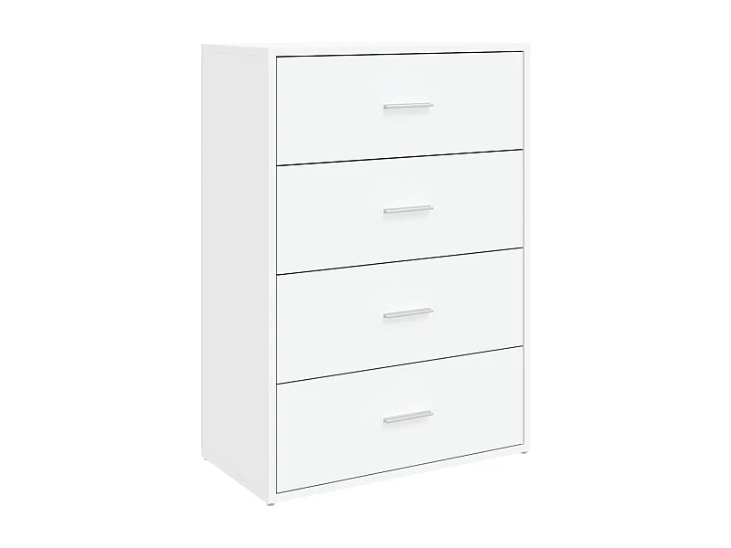 Buffet blanc 60x31x84 bois d'ingénierie