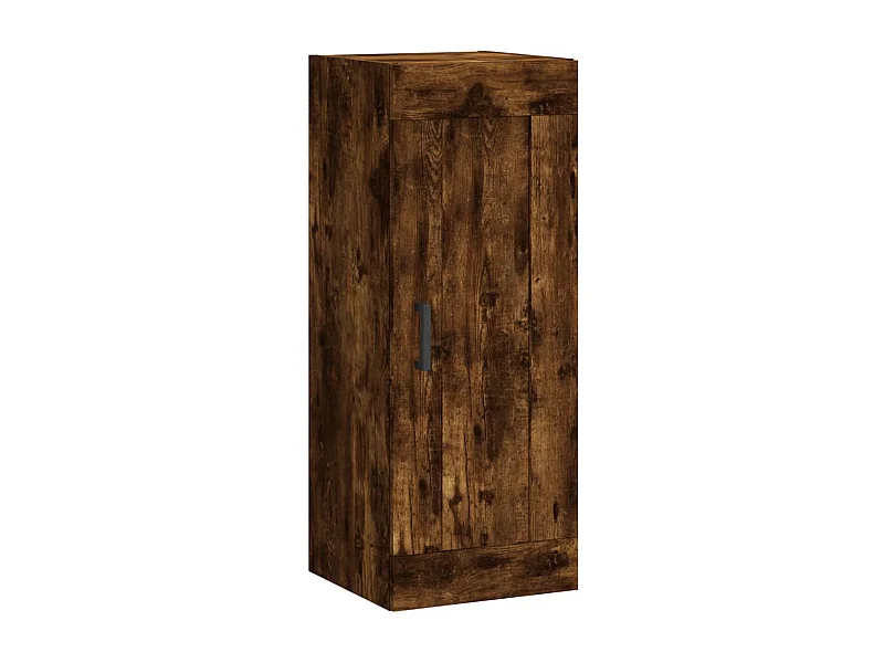 Armoire murale chêne fumé 34,5x34x90 bois d'ingénierie
