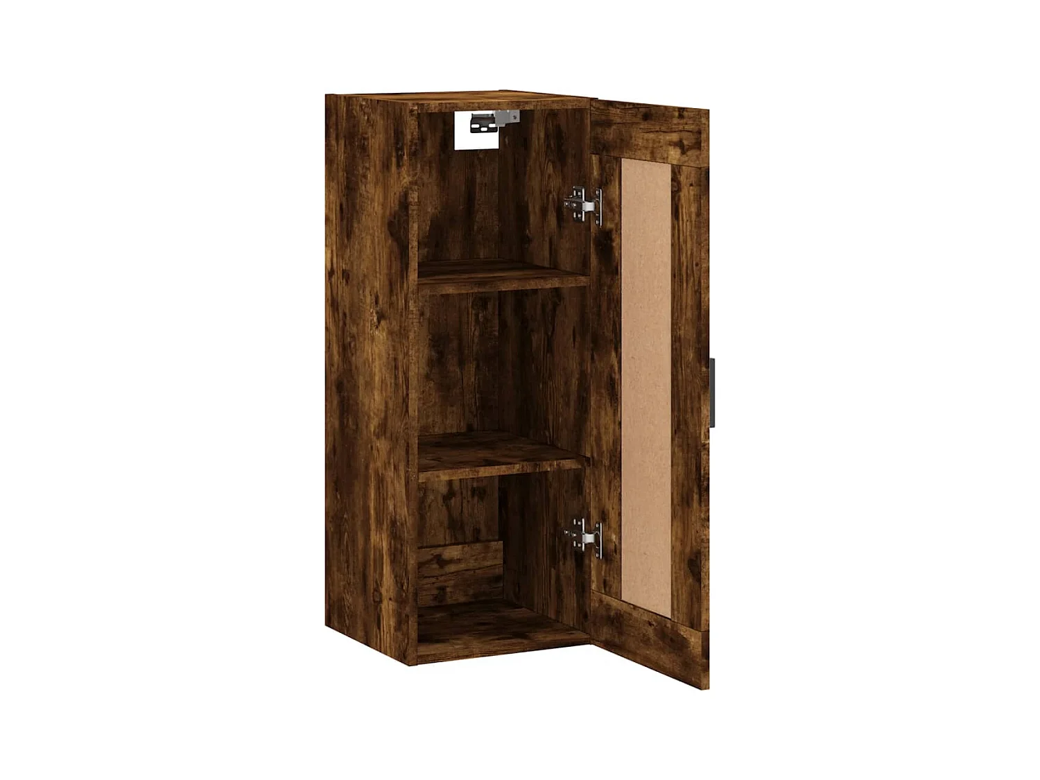 Armoire murale chêne fumé 34,5x34x90 bois d'ingénierie