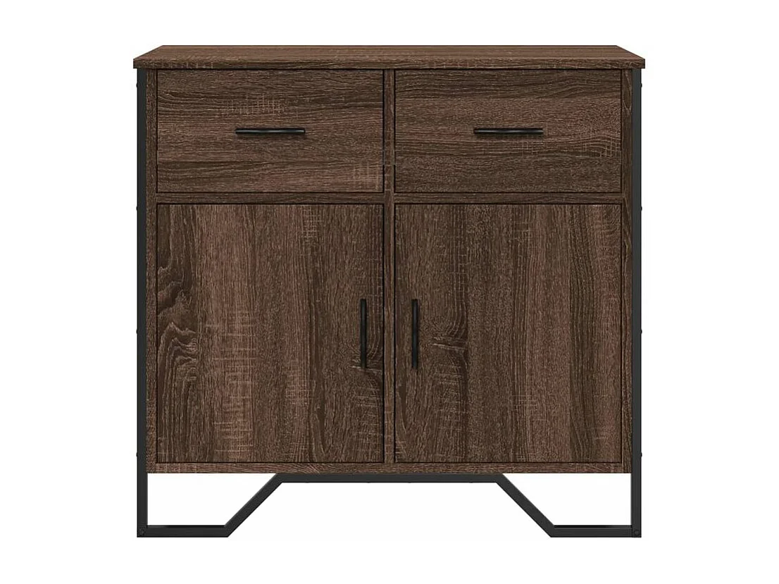 Buffet chêne marron 79,5x35,5x74,5 bois d'ingénierie