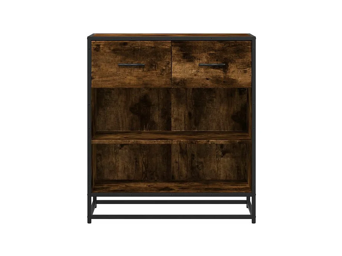Buffet chêne fumé 68x35x76 bois d'ingénierie
