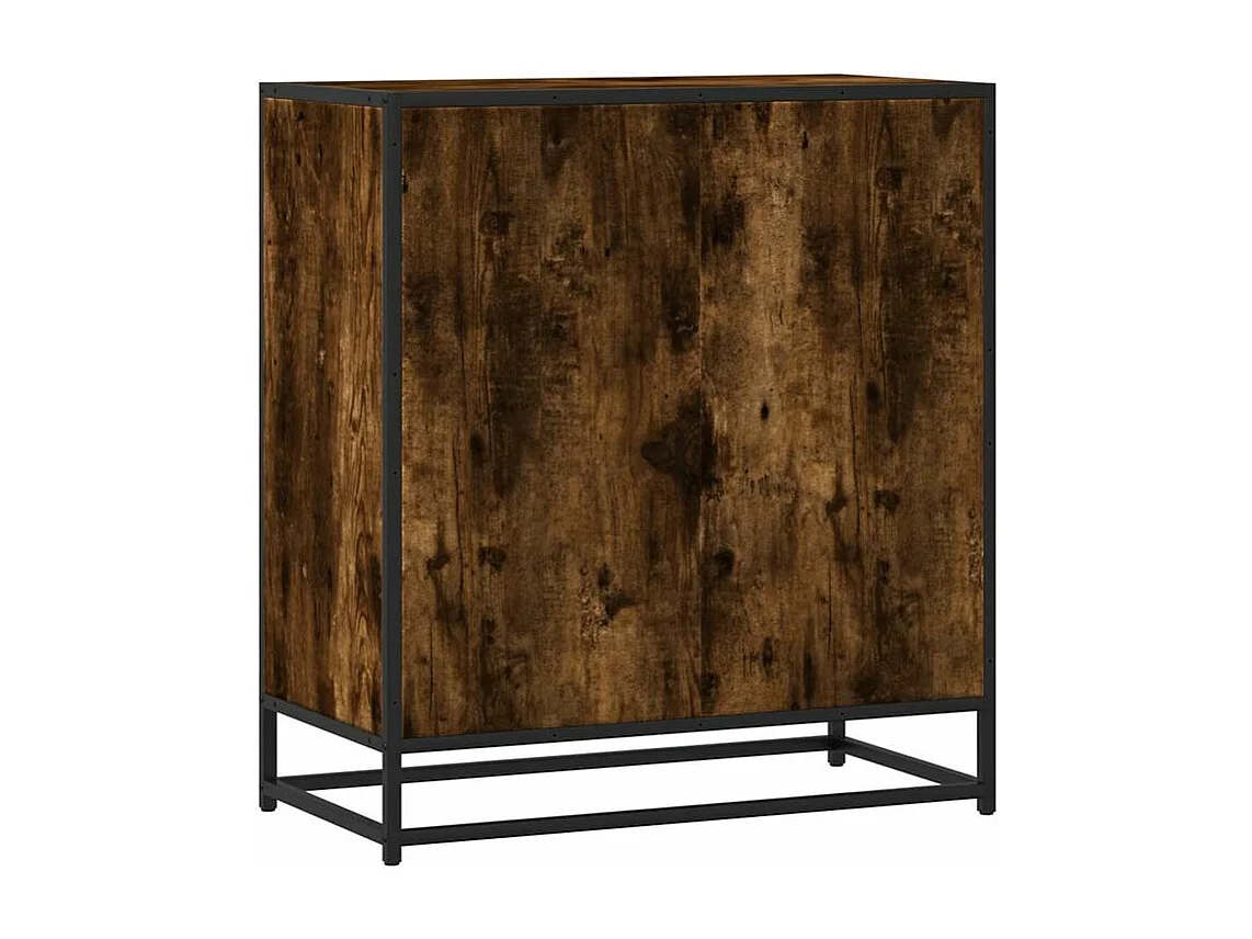 Buffet chêne fumé 68x35x76 bois d'ingénierie