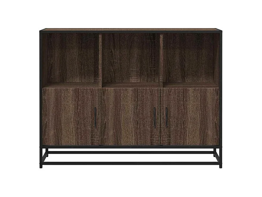 Buffet chêne marron 100x35x76 bois d'ingénierie
