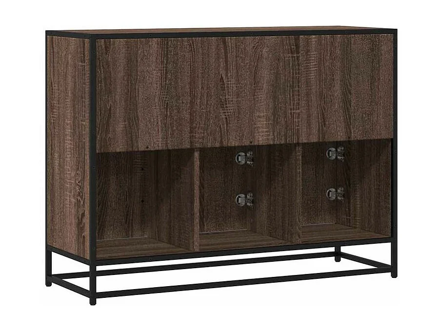 Buffet chêne marron 100x35x76 bois d'ingénierie