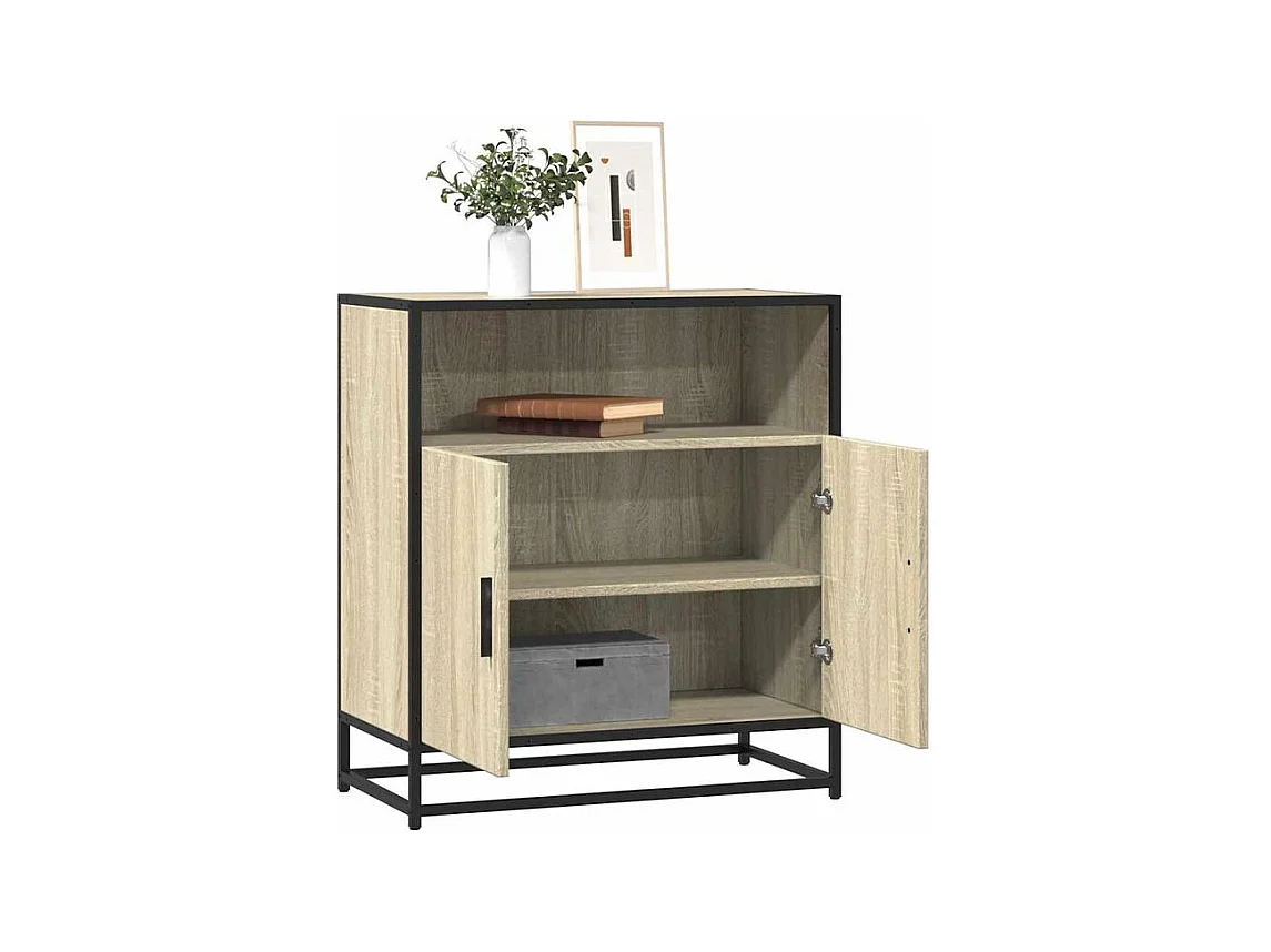 Buffet chêne sonoma 68x35x76 bois d'ingénierie