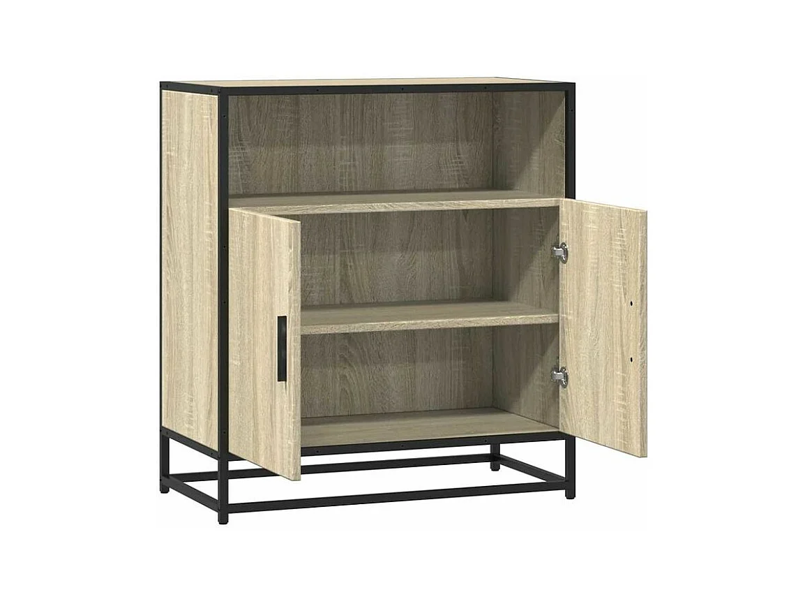 Buffet chêne sonoma 68x35x76 bois d'ingénierie