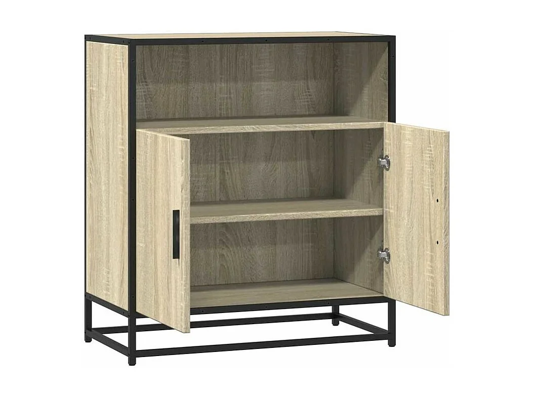 Buffet chêne sonoma 68x35x76 bois d'ingénierie