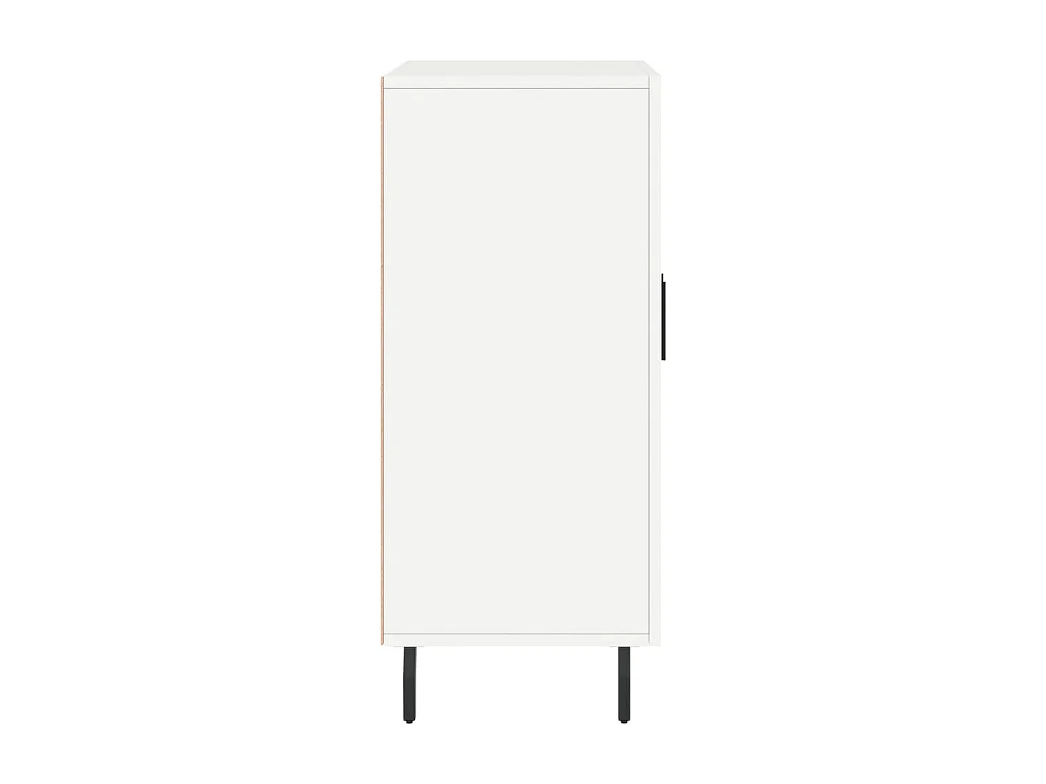 Buffet blanc 90x34x80 bois d'ingénierie