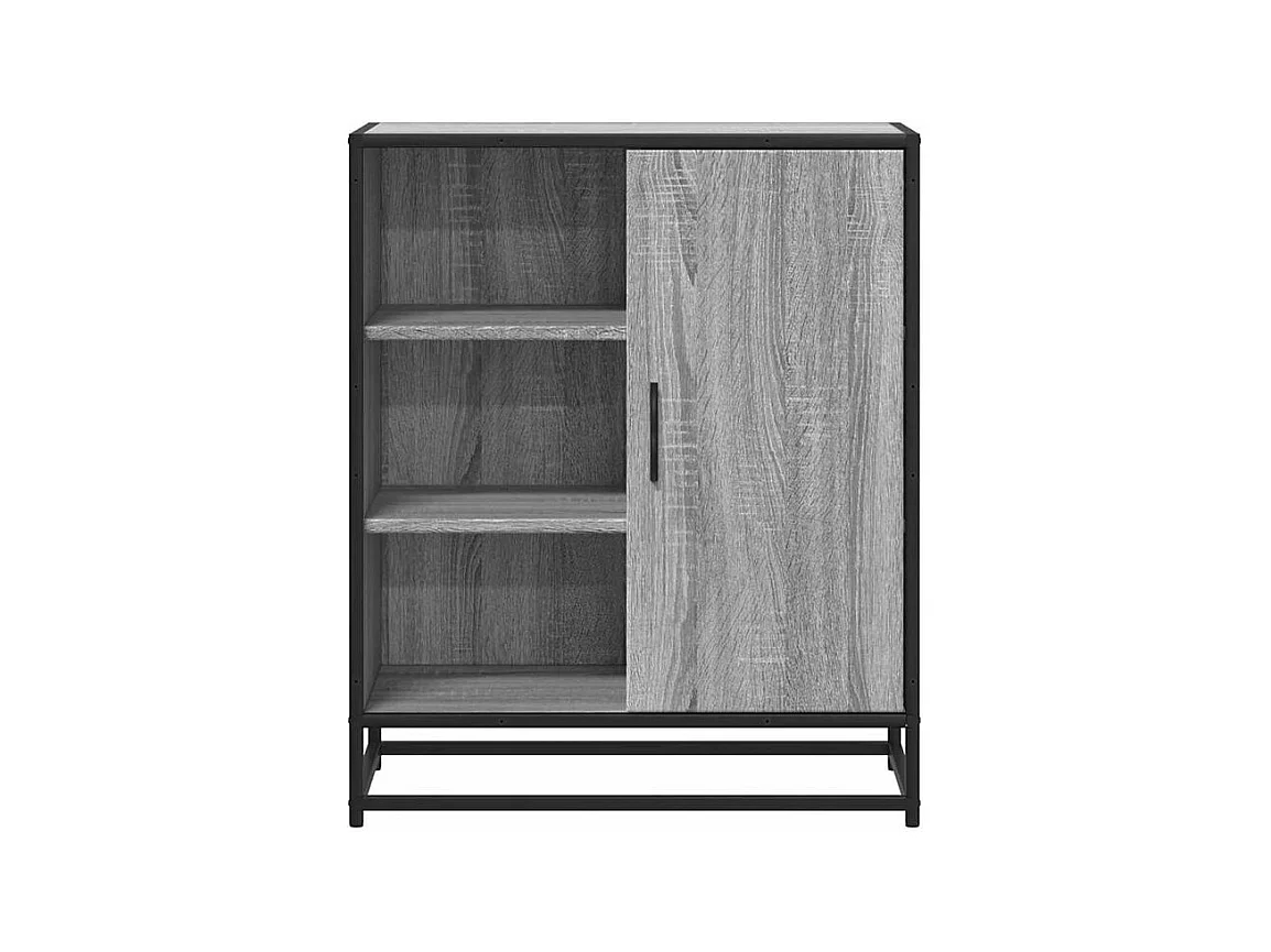 Buffet sonoma gris 62x35x76 bois d'ingénierie