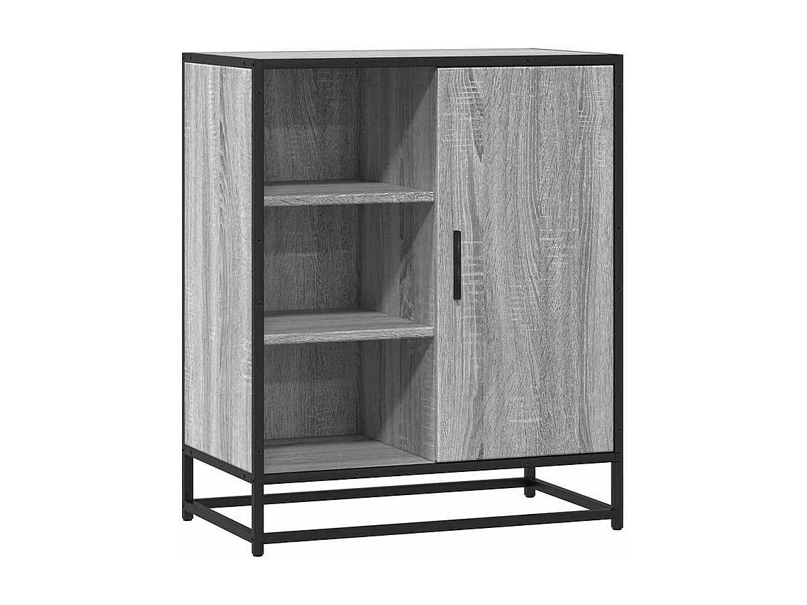 Buffet sonoma gris 62x35x76 bois d'ingénierie