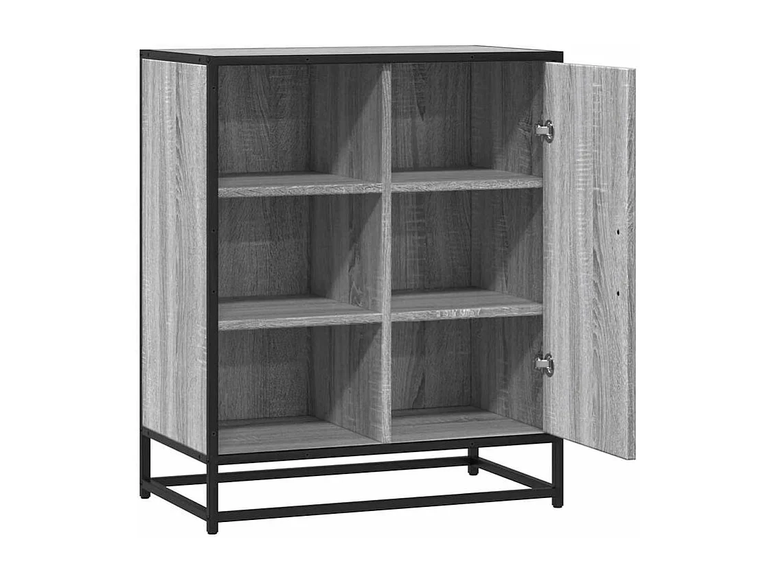 Buffet sonoma gris 62x35x76 bois d'ingénierie