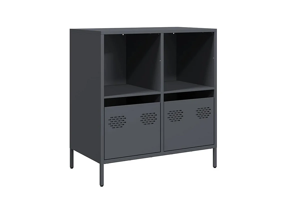 Buffet anthracite 68x39x73,5 acier laminé à froid
