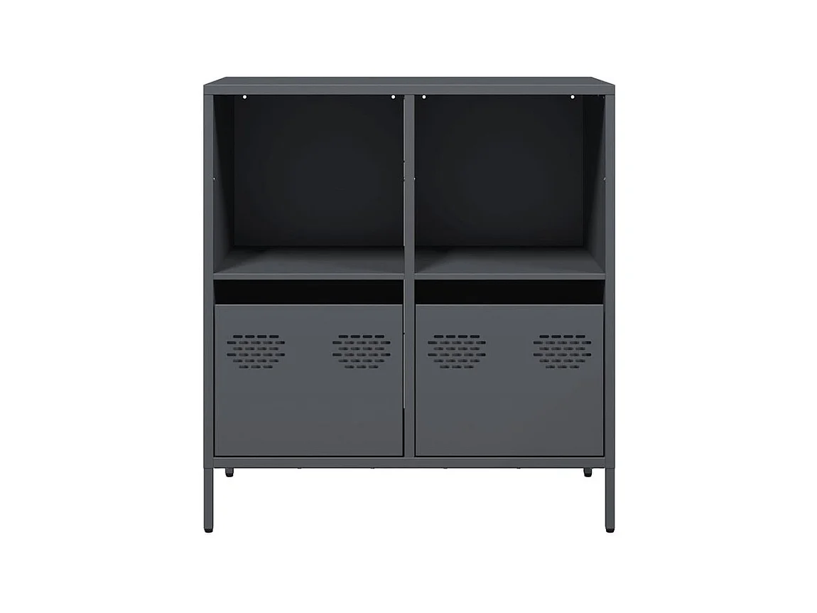 Buffet anthracite 68x39x73,5 acier laminé à froid
