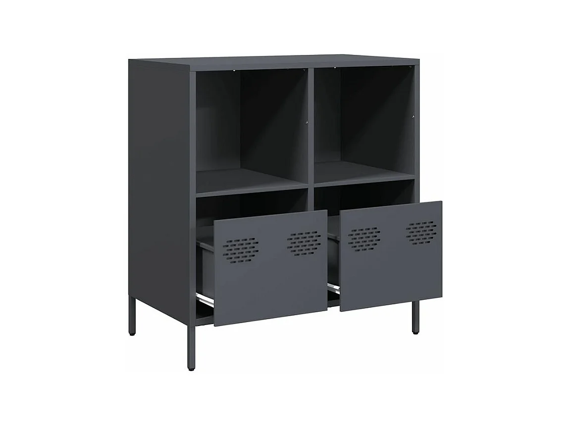Buffet anthracite 68x39x73,5 acier laminé à froid