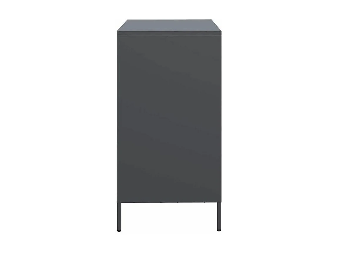 Buffet anthracite 68x39x73,5 acier laminé à froid