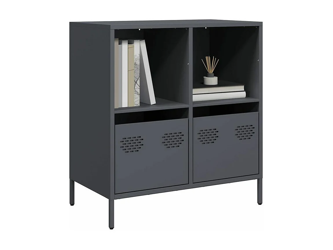 Buffet anthracite 68x39x73,5 acier laminé à froid