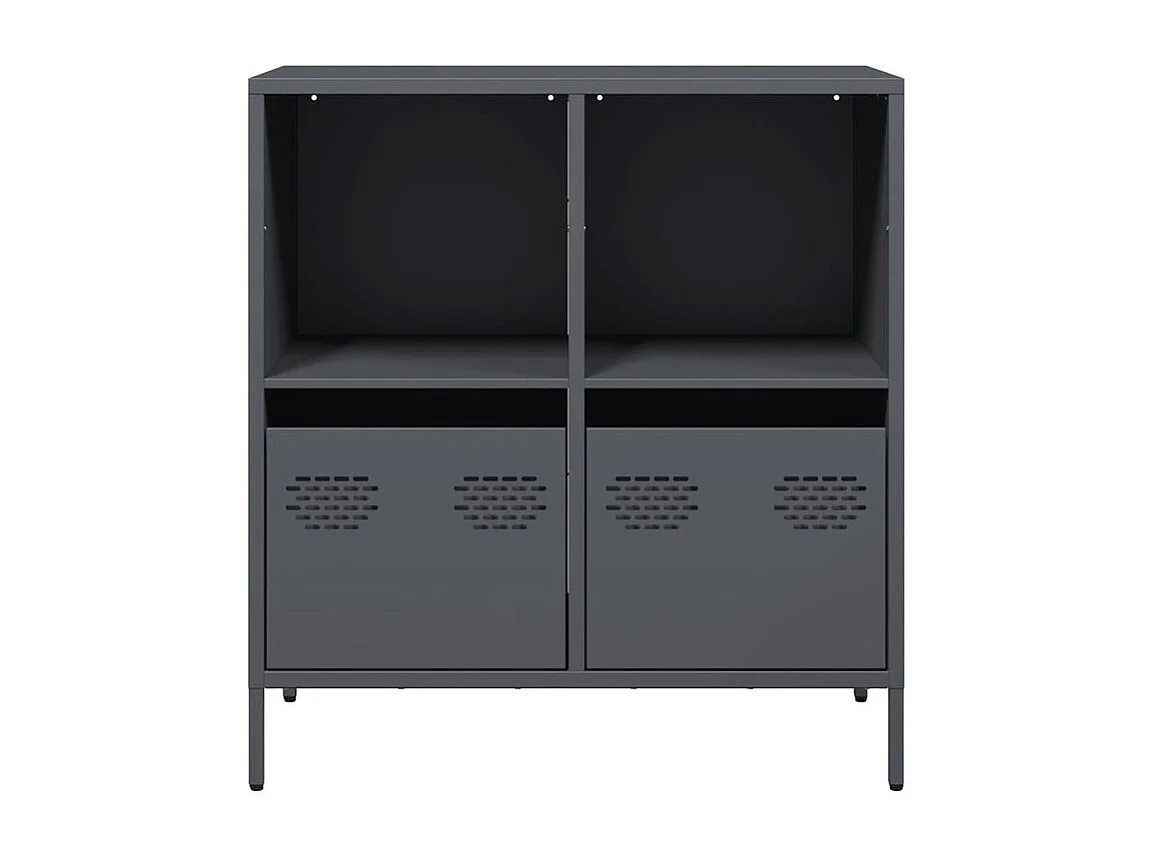 Buffet anthracite 68x39x73,5 acier laminé à froid