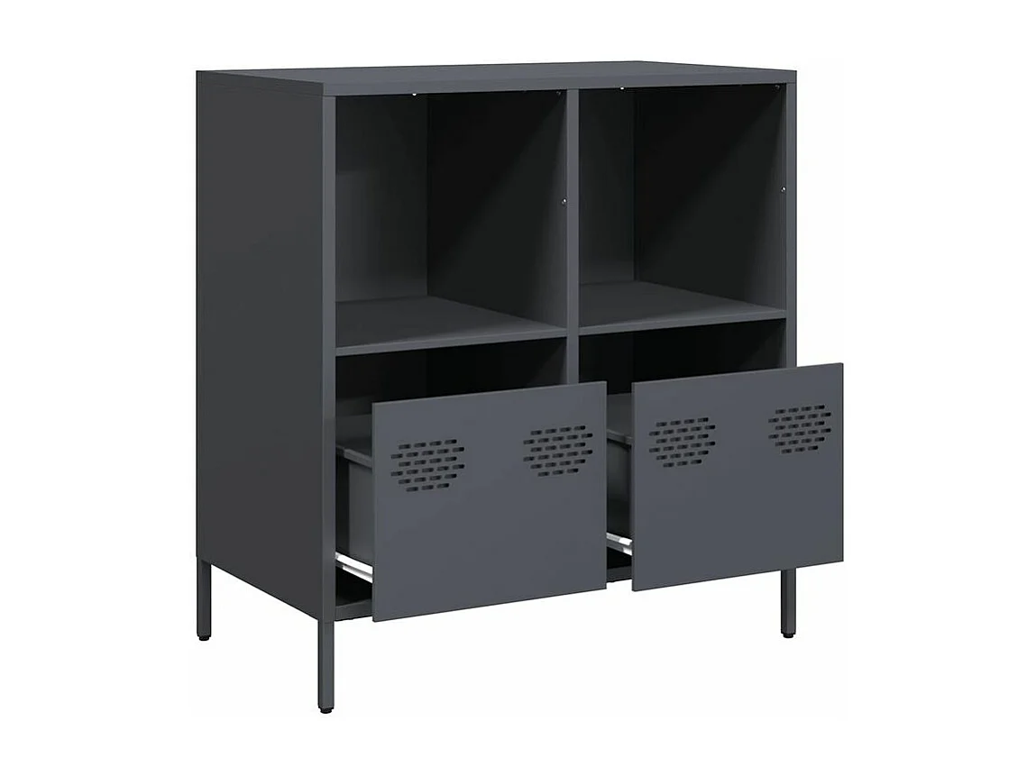 Buffet anthracite 68x39x73,5 acier laminé à froid