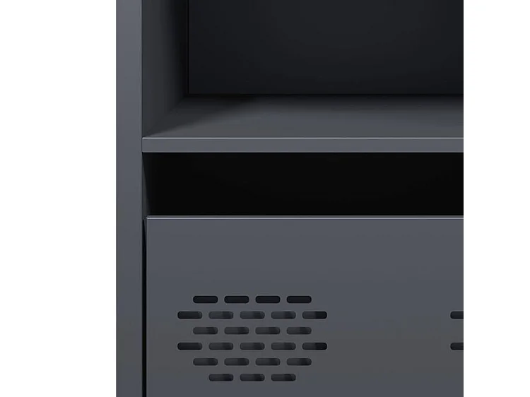 Buffet anthracite 68x39x73,5 acier laminé à froid