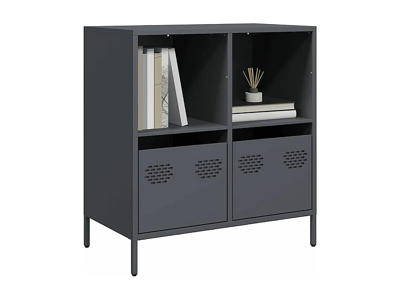 Buffet anthracite 68x39x73,5 acier laminé à froid