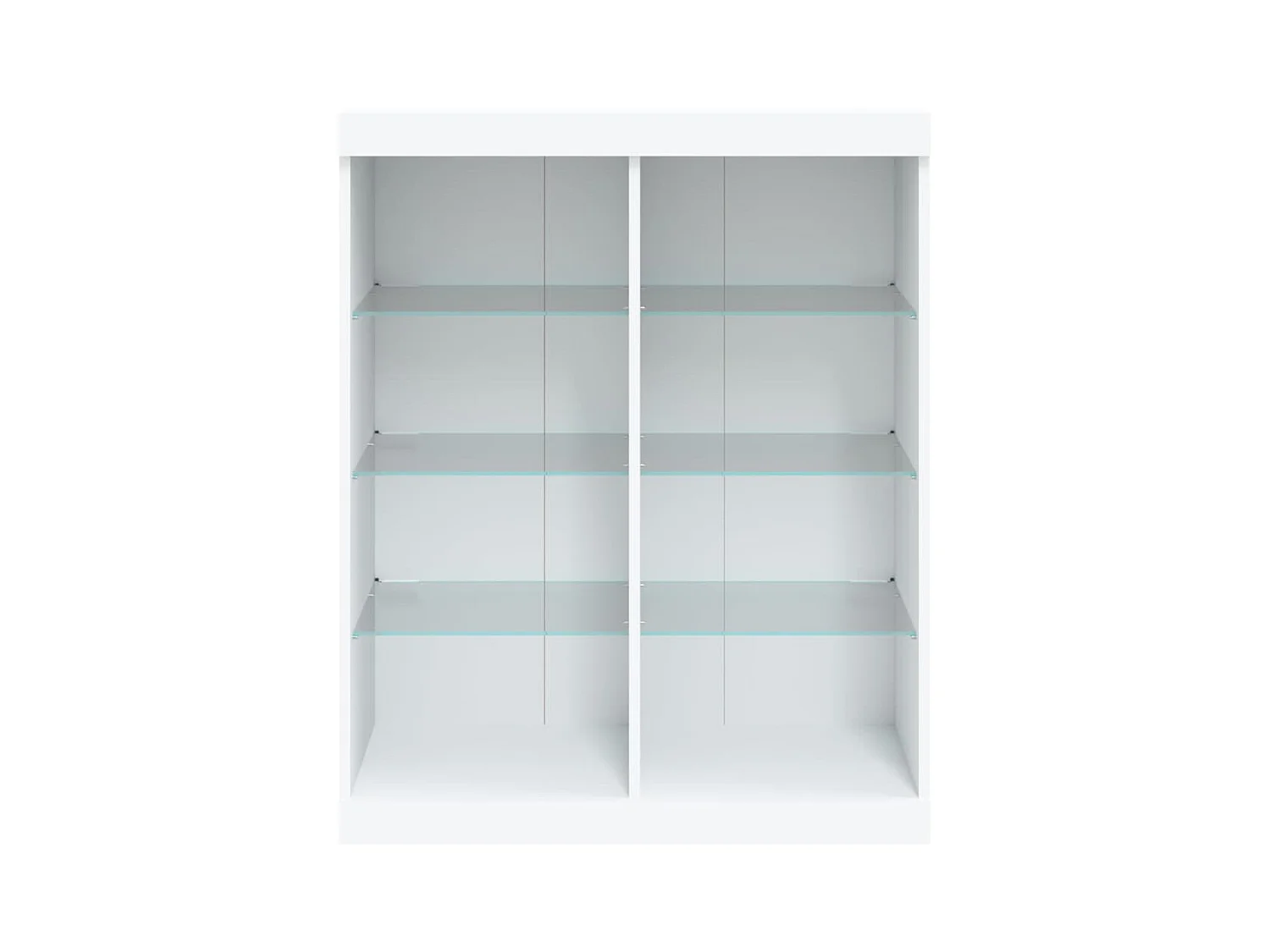 Buffet avec lumières LED blanc 81x37x100