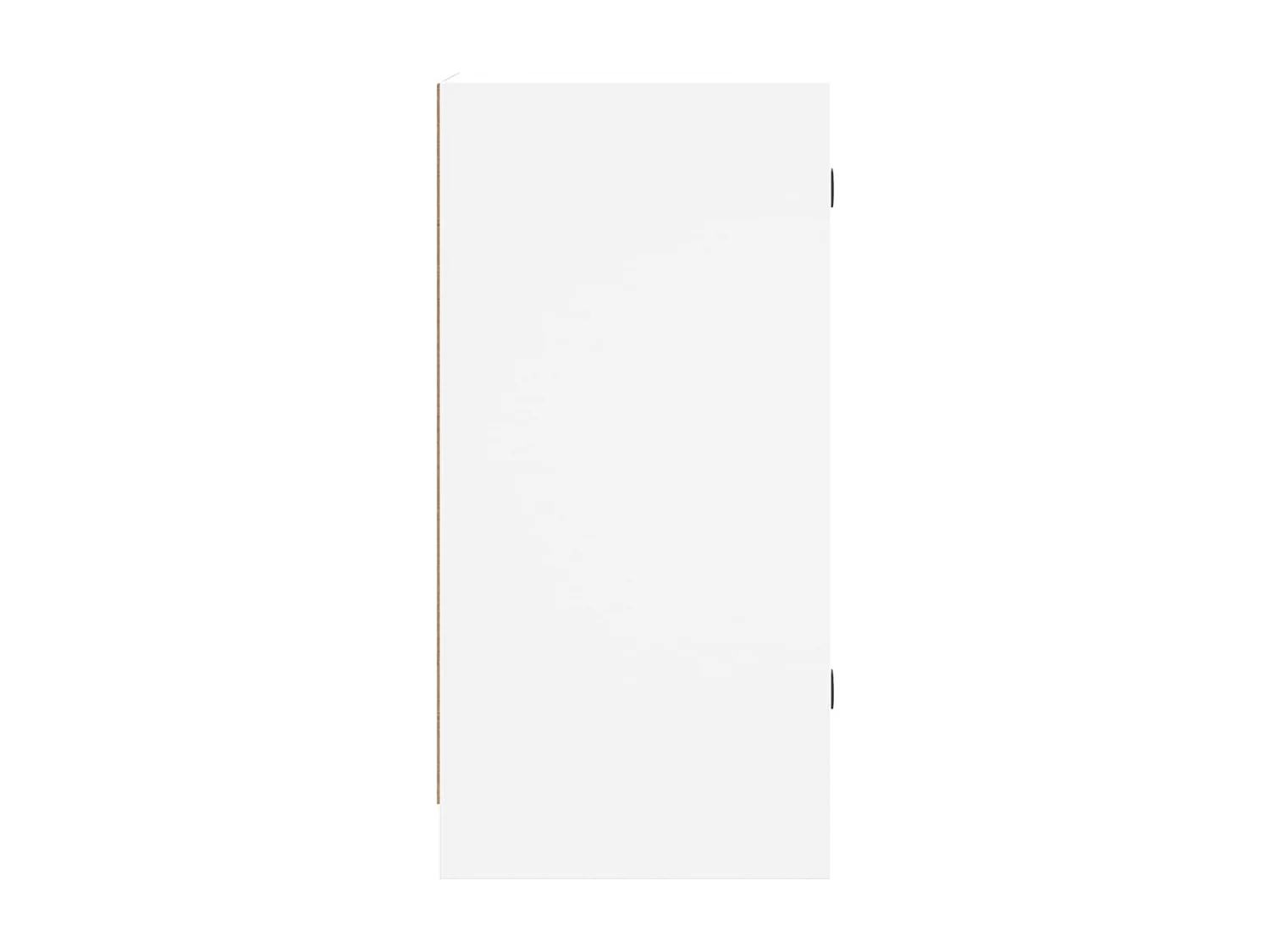 Armoire latérale avec portes en verre blanc 35x37x75,5