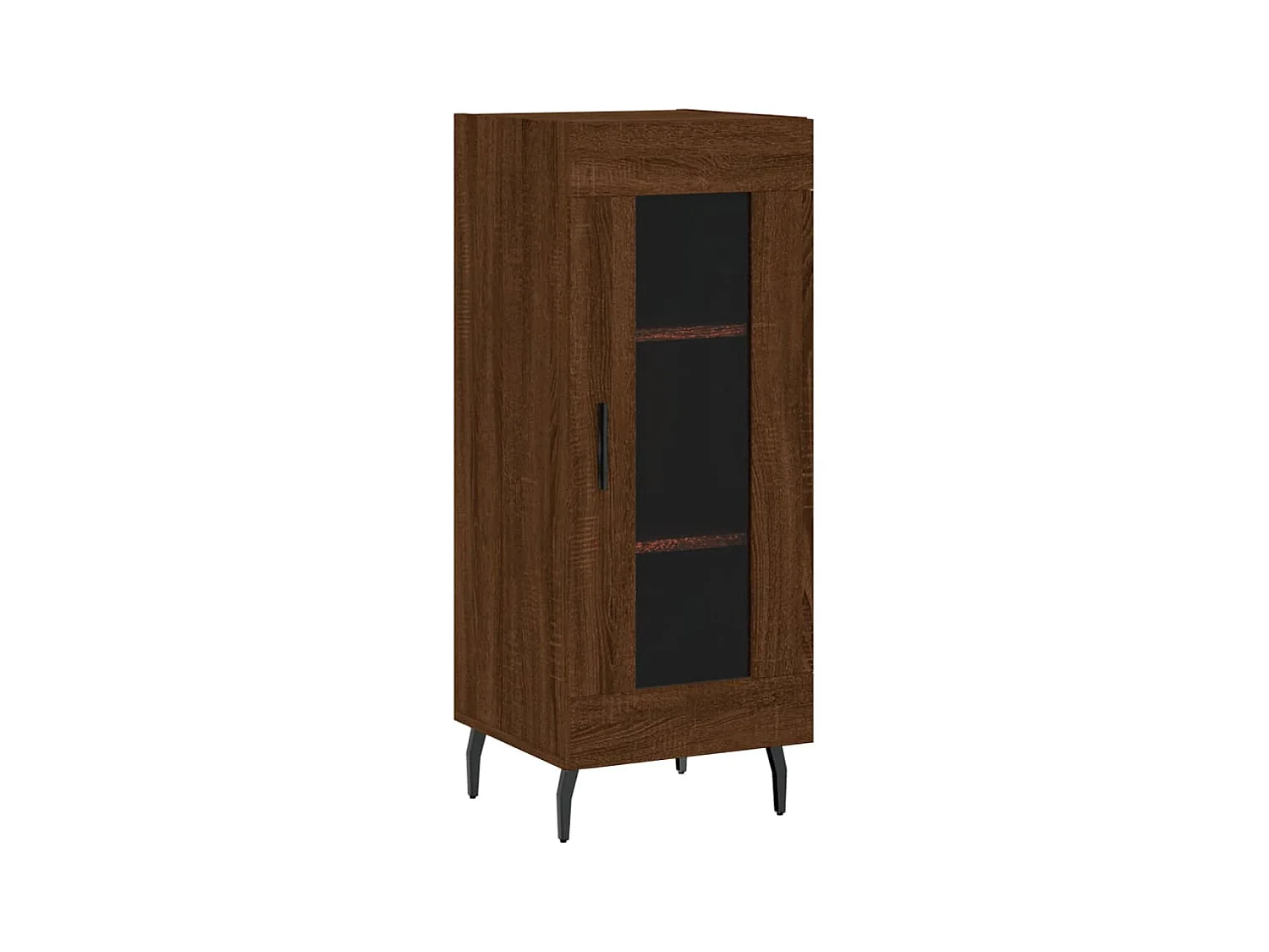 Buffet Chêne marron 34,5x34x90 Bois d'ingénierie