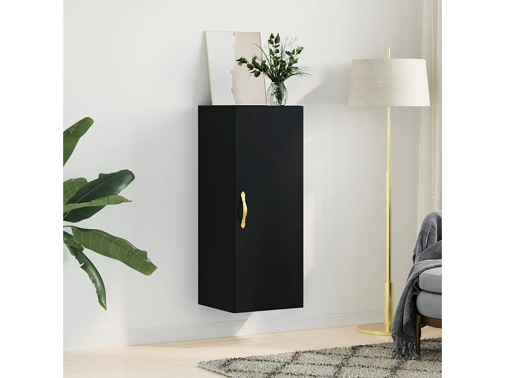 Armoire murale noir 34,5x34x90