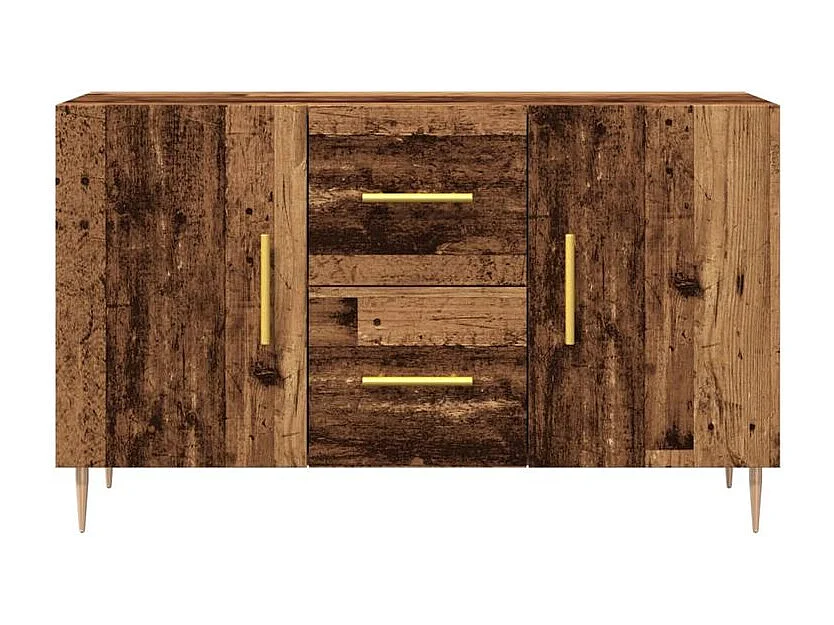 Buffet vieux bois 100x36x60 bois d'ingénierie