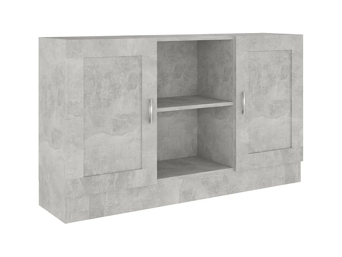 Buffet Gris béton 120x30,5x70