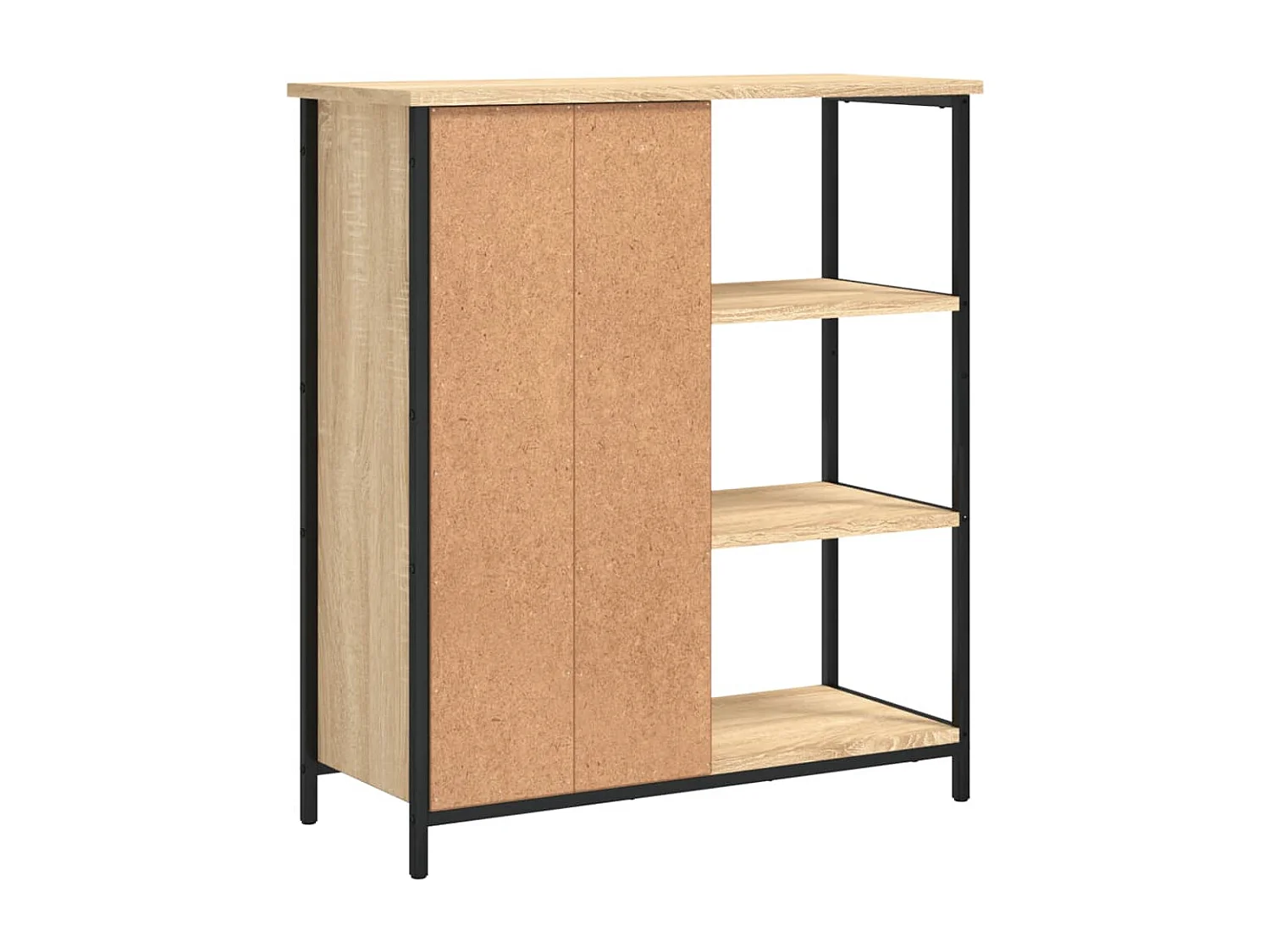 Buffet chêne sonoma 70x30x80 bois d'ingénierie