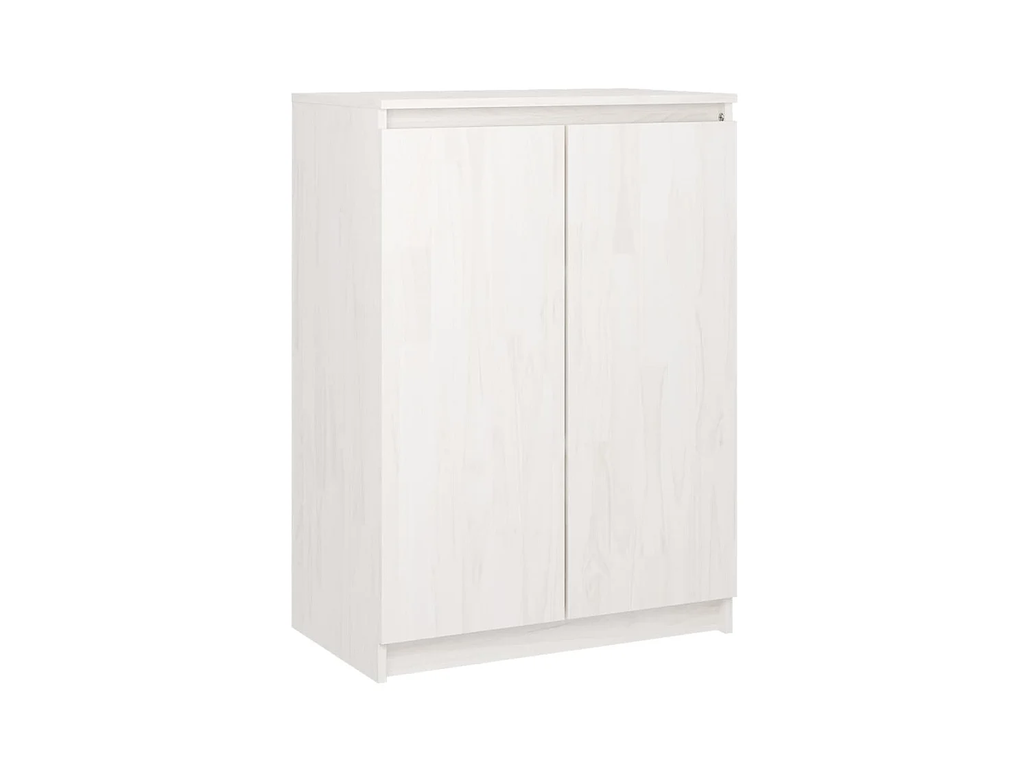 Armoires latérales 3 pcs Blanc Bois de pin massif