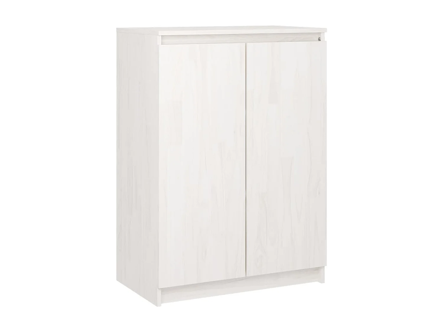 Armoires latérales 3 pcs Blanc Bois de pin massif