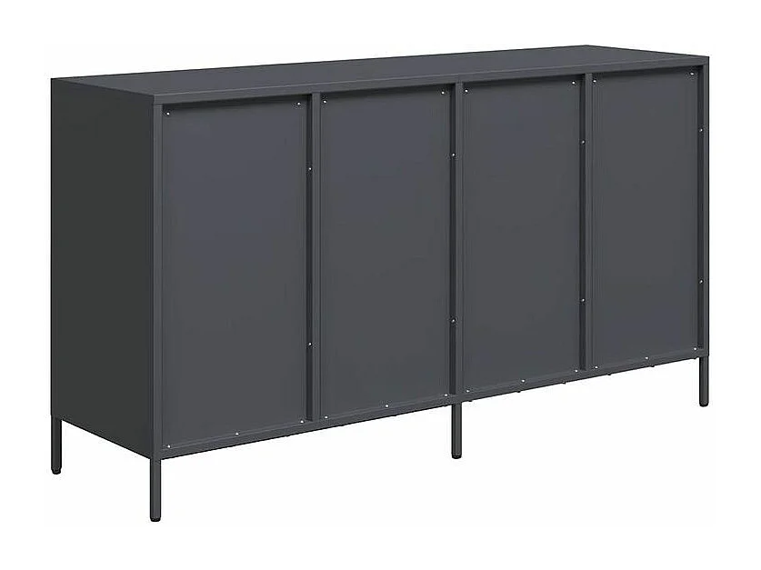 Buffet anthracite 135x39x73,5 acier laminé à froid