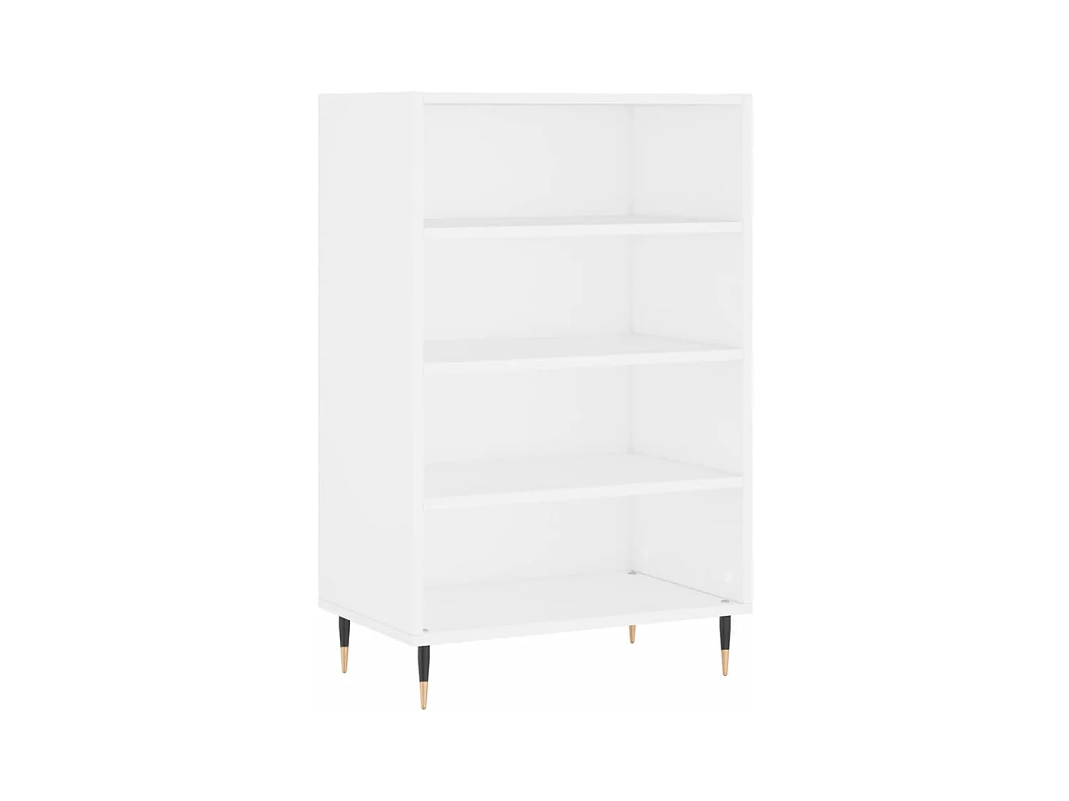 Buffet haut blanc 57x35x90 bois d'ingénierie