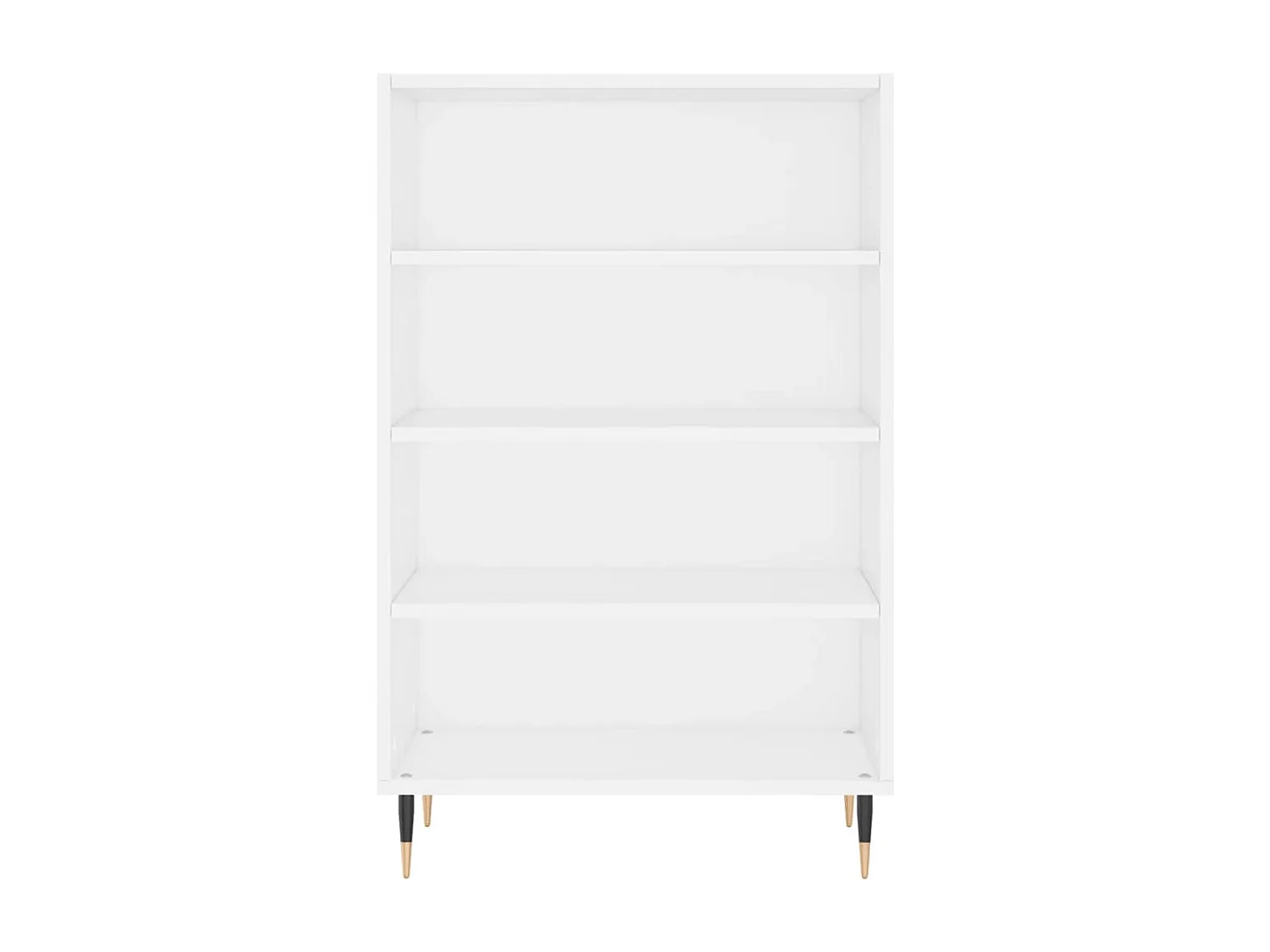 Buffet haut blanc 57x35x90 bois d'ingénierie