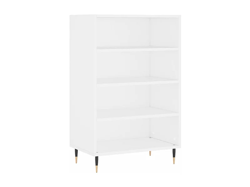 Buffet haut blanc 57x35x90 bois d'ingénierie