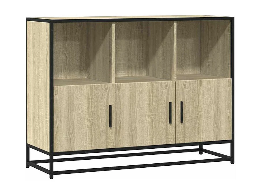 Buffet chêne sonoma 100x35x76 bois d'ingénierie