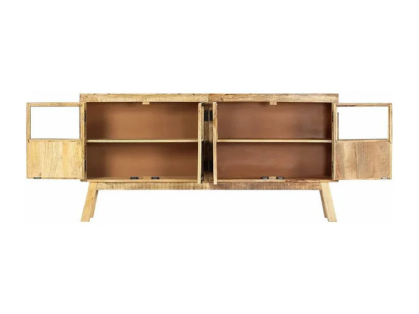 Buffet 4 portes manguier massif clair Bastia
