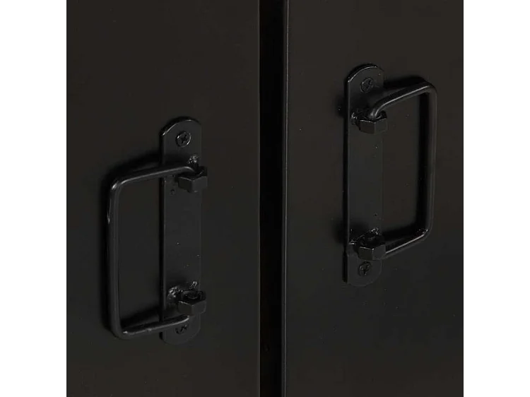 Buffet multicolore 55x35x70 bois massif récupération