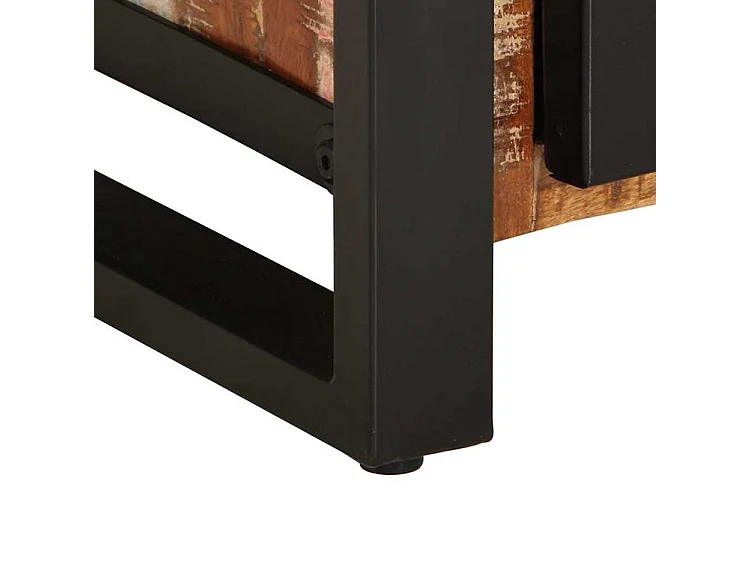 Buffet multicolore 55x35x70 bois massif récupération