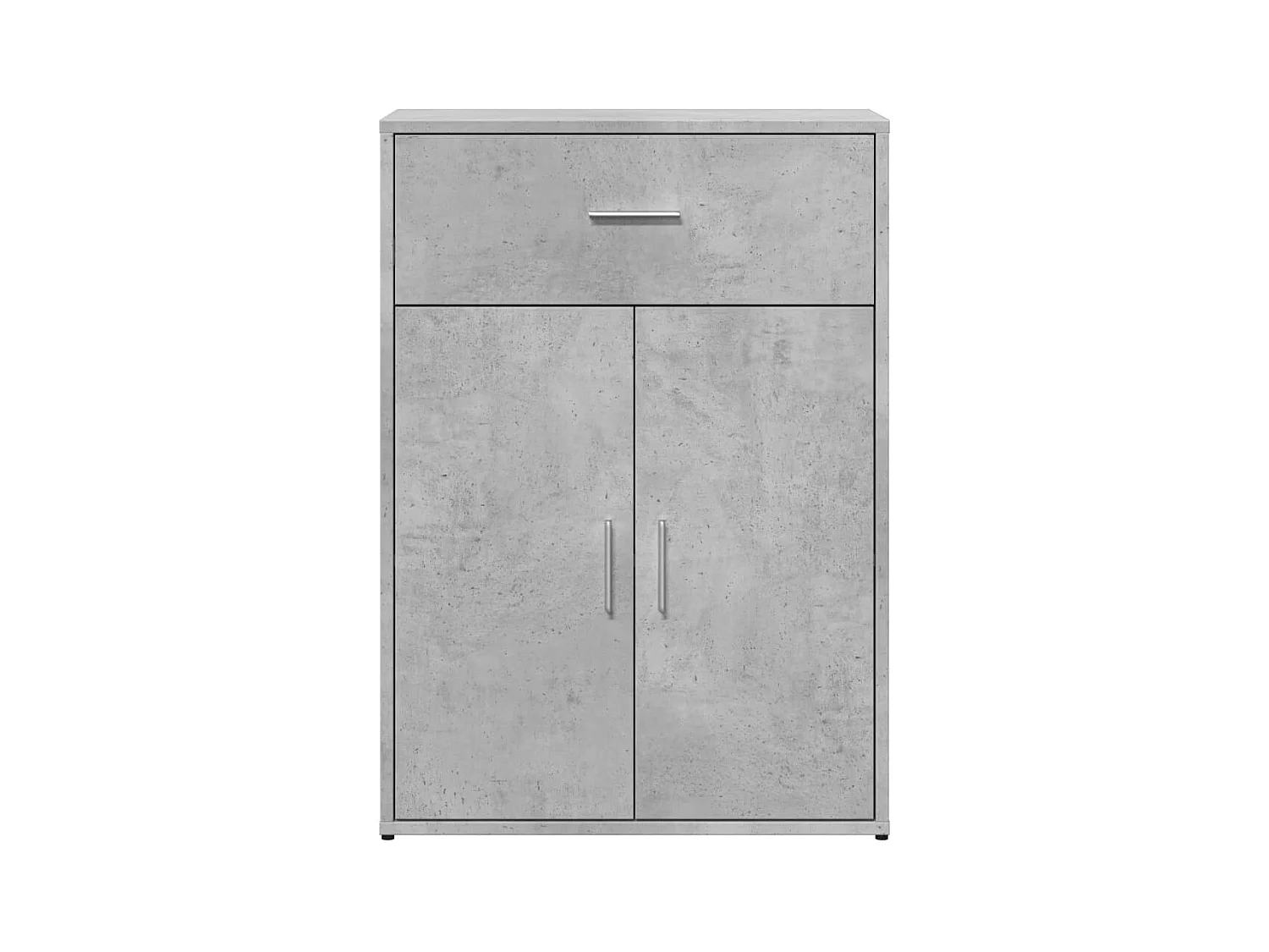 Buffets 2 pcs gris béton 60x30x84 bois d'ingénierie