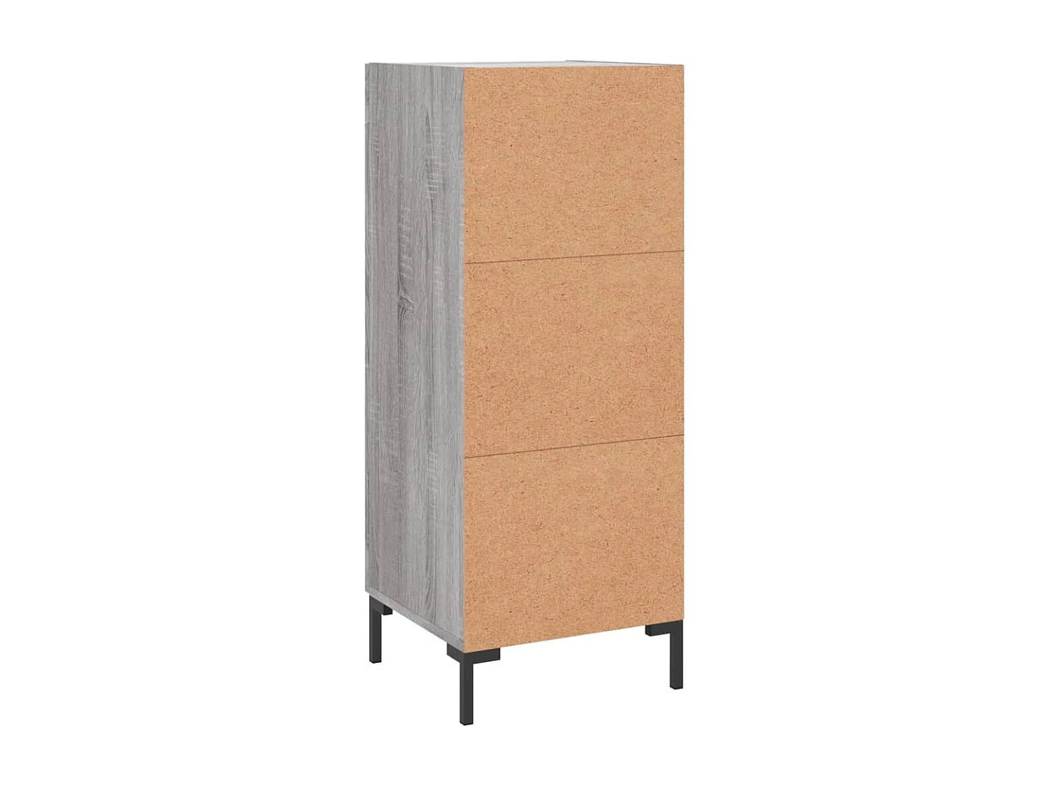 Buffet Sonoma gris 34,5x34x90 Bois d'ingénierie