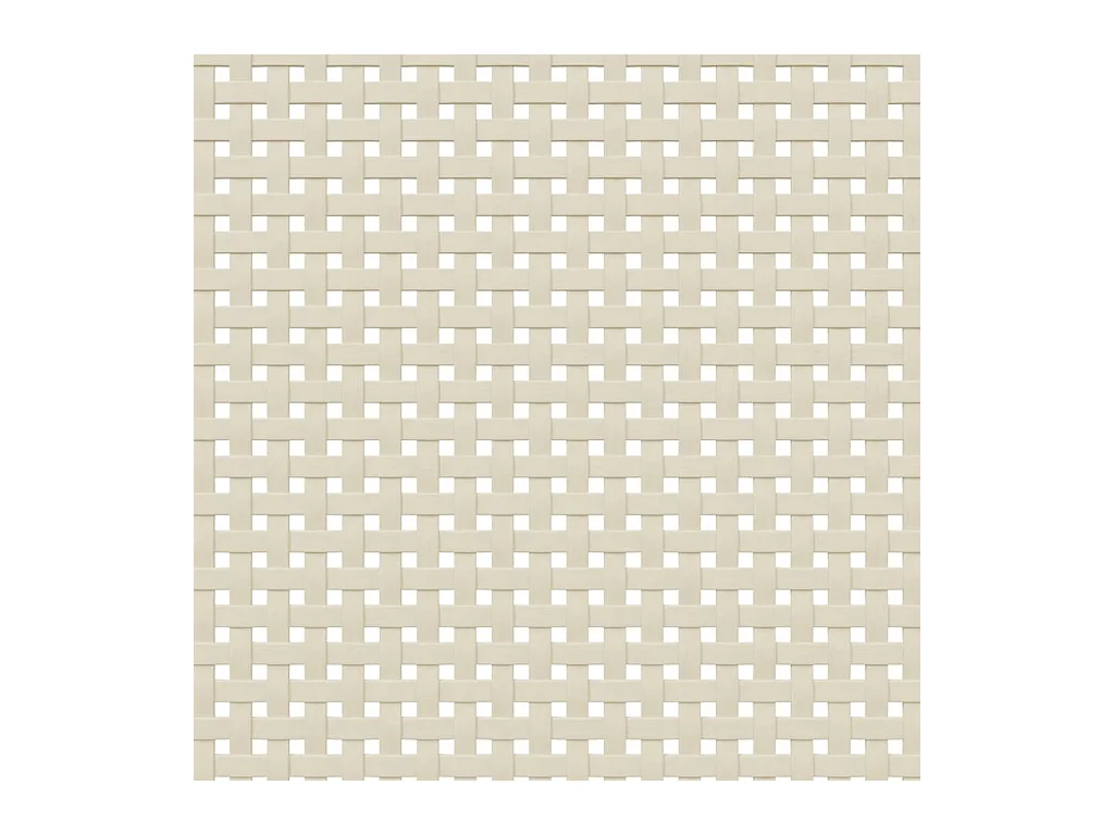 Buffet SENJA aspect rotin blanc 80x40x80 bois massif de pin