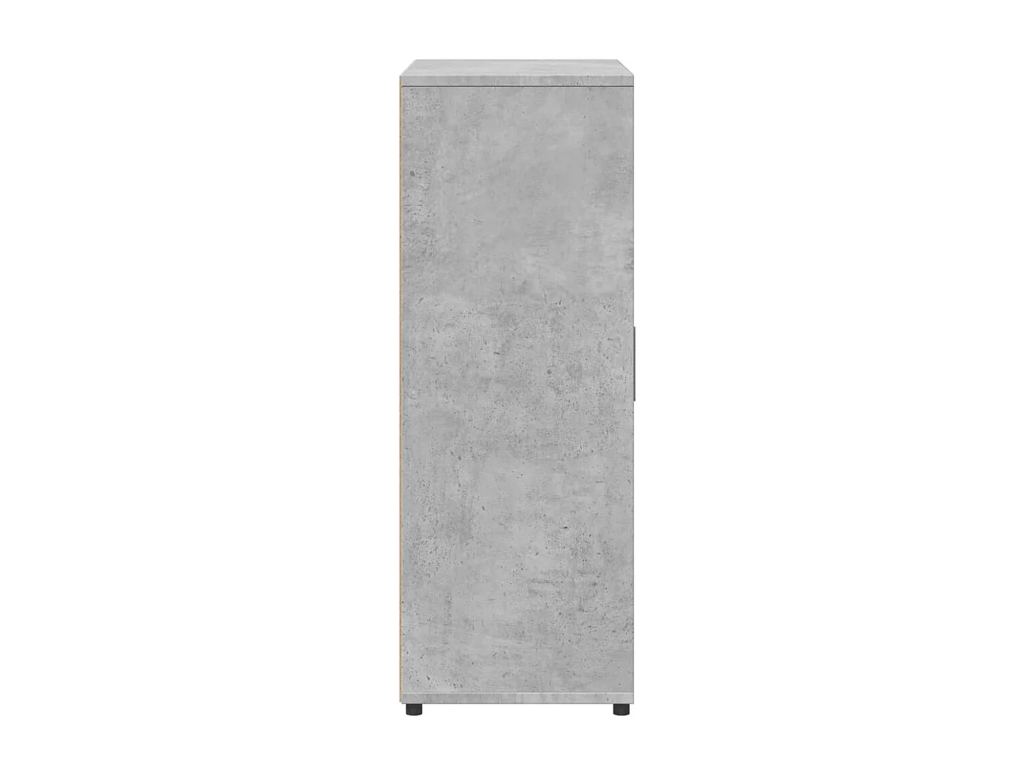 Buffet gris béton 60x31x84 bois d'ingénierie