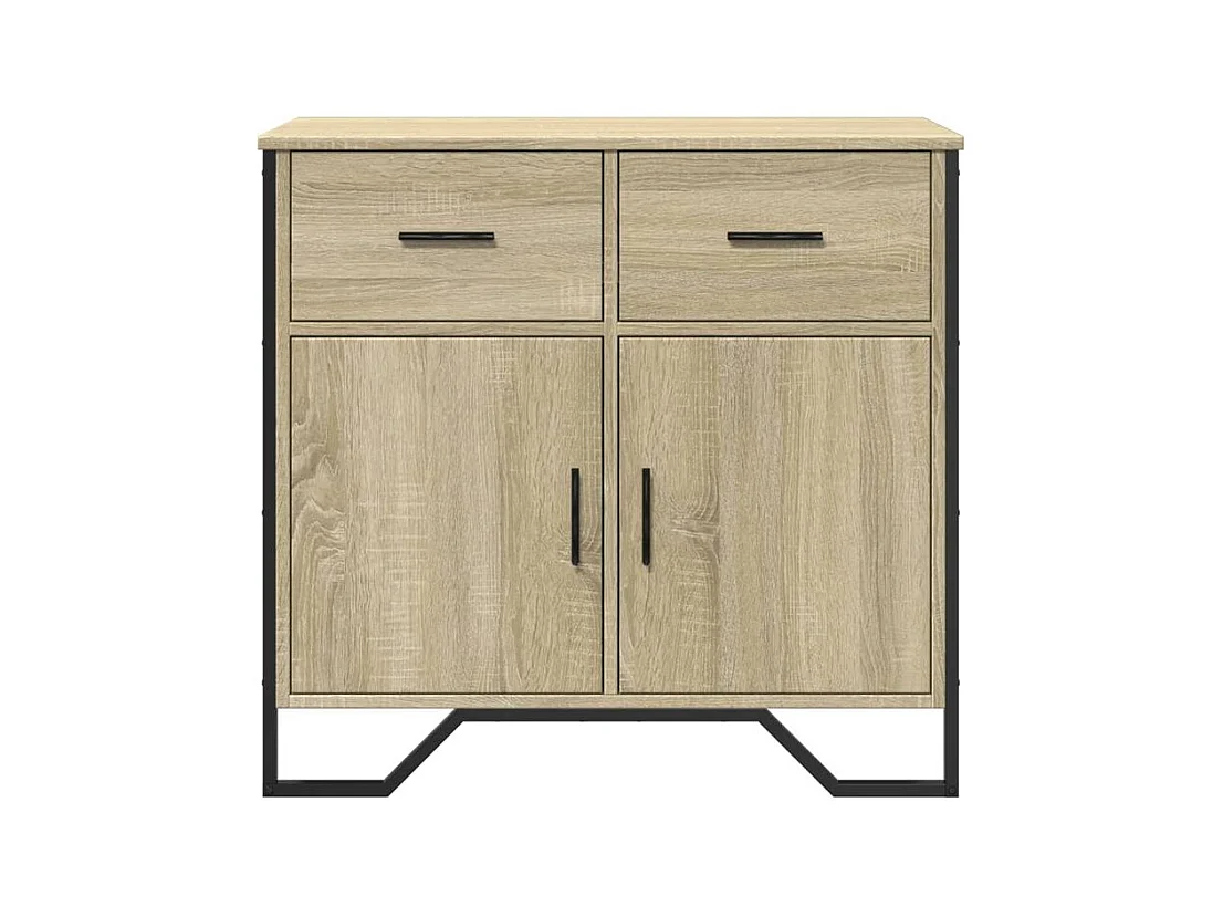 Buffet chêne sonoma 79,5x35,5x74,5 bois d'ingénierie